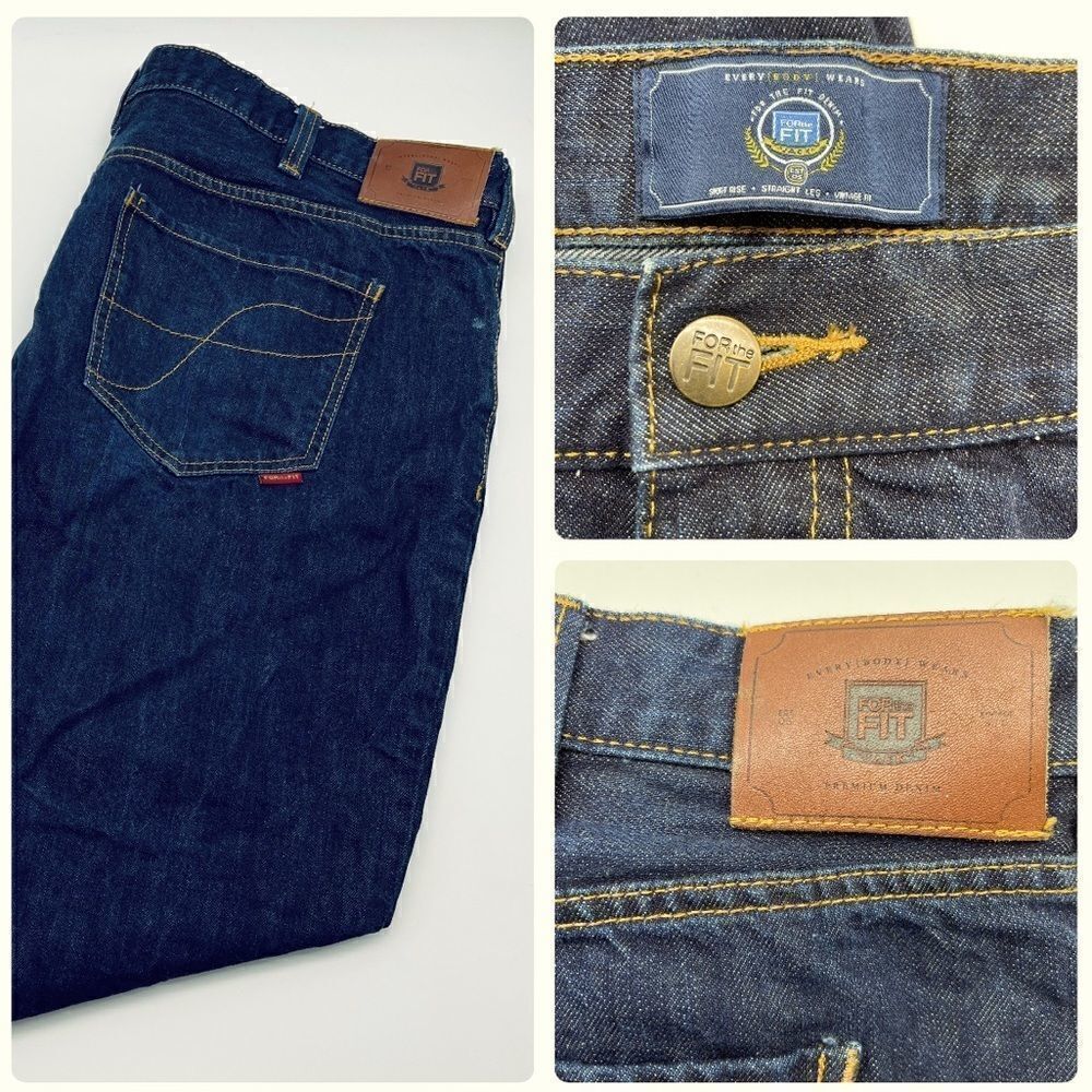 For The Fit Straight Leg Men’s Jeans W42/28L